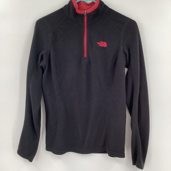 EUC Ladies The North Face 1/4 Zip Fleece Jacket- Small - Picture 2 of 9